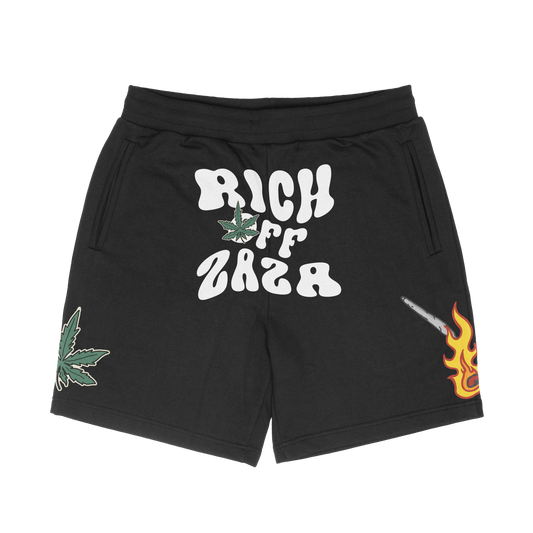 Rich off zaza SHORTS